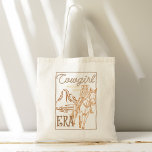 Cowgirl tijdperk  retro westerne schetstekening tote bag<br><div class="desc">Cowgirl tijdperk  retro westerne schets tekening canvas tas,  geschenken voor haar,  paardenliefhebbers geschenken,  westerne landschap canvas tas</div>