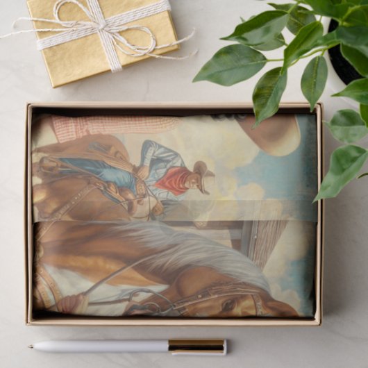  Cowgirl Tissuepapier (Geschenk)