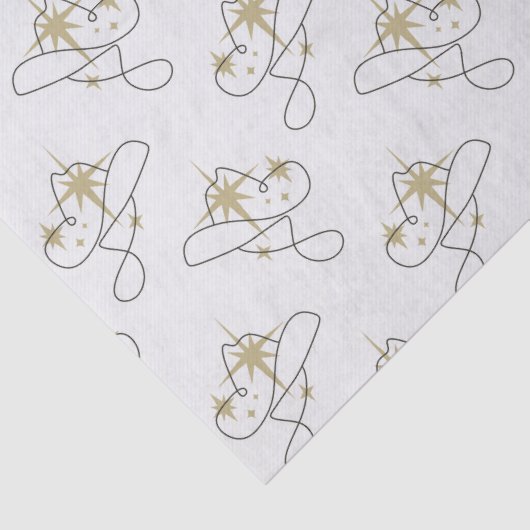 Cowgirl Tissuepapier (Detail)