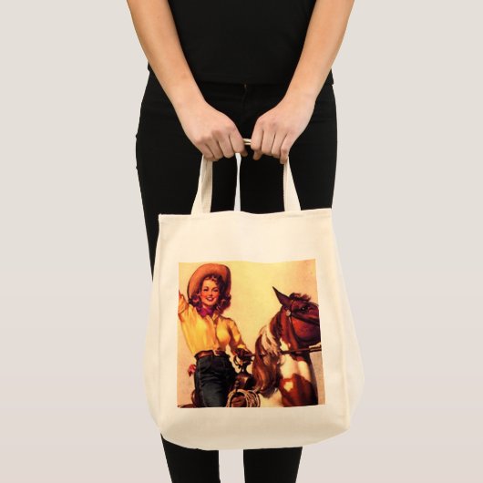 Cowgirl Tote Bag (Voorkant (product))