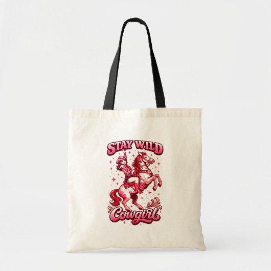 Cowgirl Tote Bag (Voorkant)
