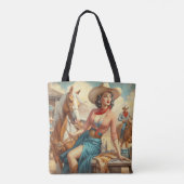  Cowgirl Tote Bag (Achterkant)