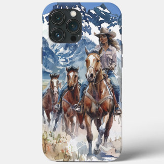 Cowgirl trailblazer telefoonhoesje. Case-Mate iPhone case