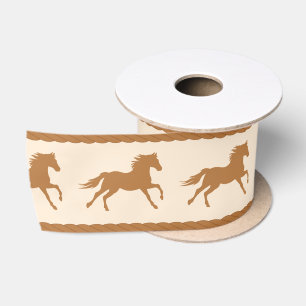 Cowgirl tthema Pony Cute 1st Birthday Satijnen Lint