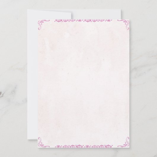 Cowgirl tweede Rodeo Party uitnodiging (Achterkant)