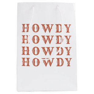 Cowgirl uit de woestijn laatste rodeo medium cadeauzakje