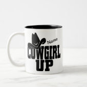 Cowgirl Up Coffee Mok (Links)