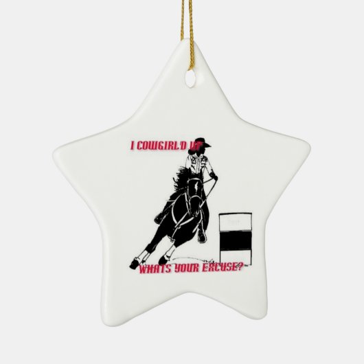 Cowgirl Up Ornament (Rechts)