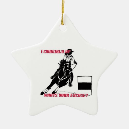 Cowgirl Up Ornament (Voorkant)