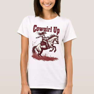 Cowgirl Up T-shirt – Western Rodeo Graphic Shirt