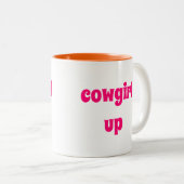 Cowgirl Up Two-Tone Coffee Mok (Voorkant rechts)