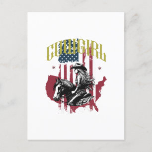 COWGIRL USA BRIEFKAART