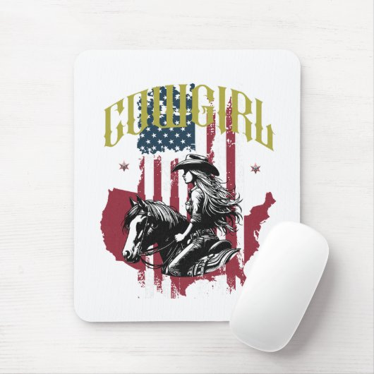COWGIRL USA MUISMAT (Met muis)