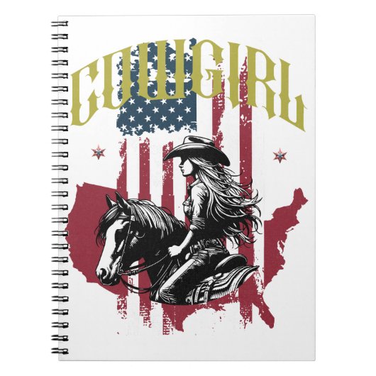 COWGIRL USA NOTITIEBOEK (Voorkant)