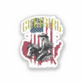 COWGIRL USA STICKER (Voorkant)