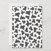 Cowgirl Verjaardag Tijd Capsule Nota Bericht Kaart (Achterkant)