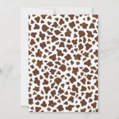 Cowgirl Verjaardag Uitnodiging, 1e Rodeo Uitnodigi Kaart (Achterkant)