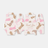 Cowgirl verjaardagsfeestje gunstboxen bedankdoosjes (Uitgevouwen)