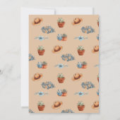 Cowgirl Verjaardagsuitnodiging Wildwest Western Kaart (Achterkant)