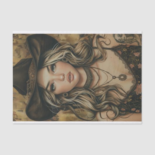 Cowgirl Vibes18 Tissuepapier (Voorkant)