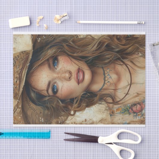 Cowgirl Vibes3 Tissuepapier (Craft)