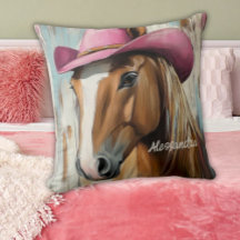 Cowgirl Vibes: Hot Pink Pet Horse Custom Touch