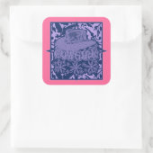 Cowgirl! Vierkante Sticker (Tas)