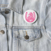 Cowgirl voor Buttonnen Ronde Button 5,7 Cm (In situ)