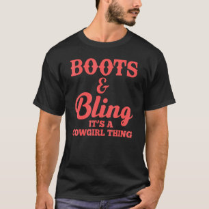 Cowgirl voor vrouwen meisjes paardrijden t-shirt