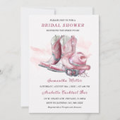 Cowgirl Vrijgezellenfeest Party Design Kaart (Voorkant)