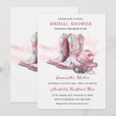 Cowgirl Vrijgezellenfeest Party Design Kaart (Voorkant / Achterkant)