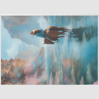 Cowgirl Waterfall Tissuepapier