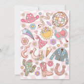 Cowgirl Welkom Twee De Wild West 2e Verjaardag Kaart (Achterkant)