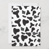 Cowgirl Western 1e Rodeo Verjaardagsfeest Kaart (Achterkant)