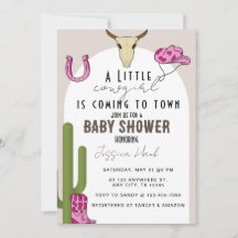 Cowgirl Western Baby shower