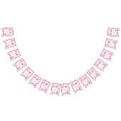 Cowgirl Western First Rodeo Birthday Party  Vlaggetjes (Alle)