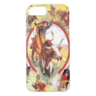 " Cowgirl" Western iPhone 7 hoesje