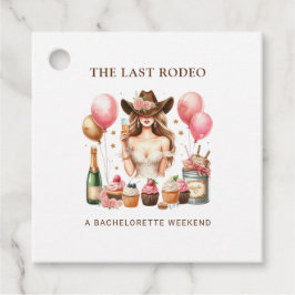 Cowgirl Western Rodeo Bachelorette Vrijgezellenfee Bedankjes Labels