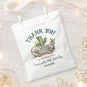 Cowgirl Western Rodeo Cactus Bedankt Bedankzakje (Geknipt)