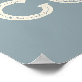 Cowgirl Western Typografie Retro Ranch Cabin Poster (Hoek)