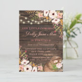 Cowgirl Westerne Boho Birthday Kaart (Staand voorkant)