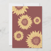 Cowgirl westerne retro vrijgezellenfeest kaart (Achterkant)