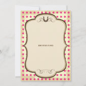 Cowgirl Westerne uitnodiging (Achterkant)