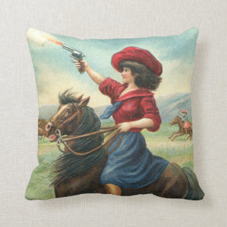  Cowgirl "Whoop It Up" Pillow Kussen