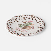 Cowgirl Wild West 1st Rodeo Ranch Birthday Party Papieren Bordje (Gekanteld)