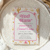 Cowgirl Wild West 2nd Rodeo Ranch Birthday Kaart