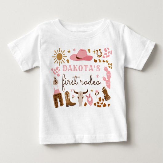 Cowgirl Wild West Rodeo Ranch 1e verjaardag (Voorkant)