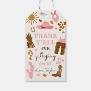 Cowgirl Wild West Rodeo Ranch Birthday Party Favor Cadeaulabel