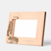 Cowgirl with Hat Gegraveerde Lijstjes (Links)