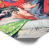 Cowgirl Wrestles Villain Poster (Hoek)